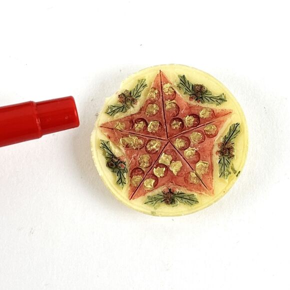 VTG Christmas Miniature Tea Set Santa Elves Workshop Resin Figurines intricate - Picture 13 of 16